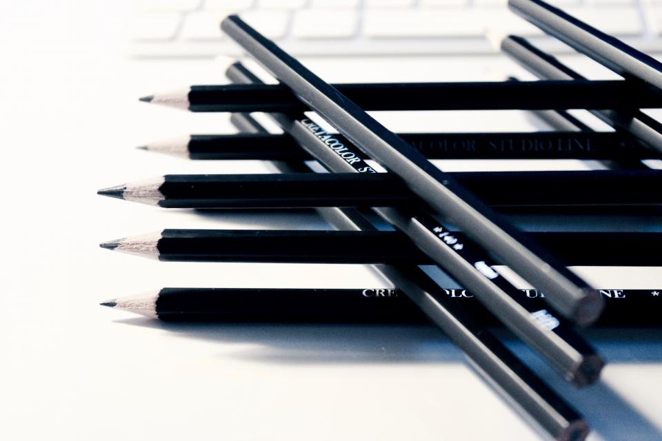 A stack of pencils